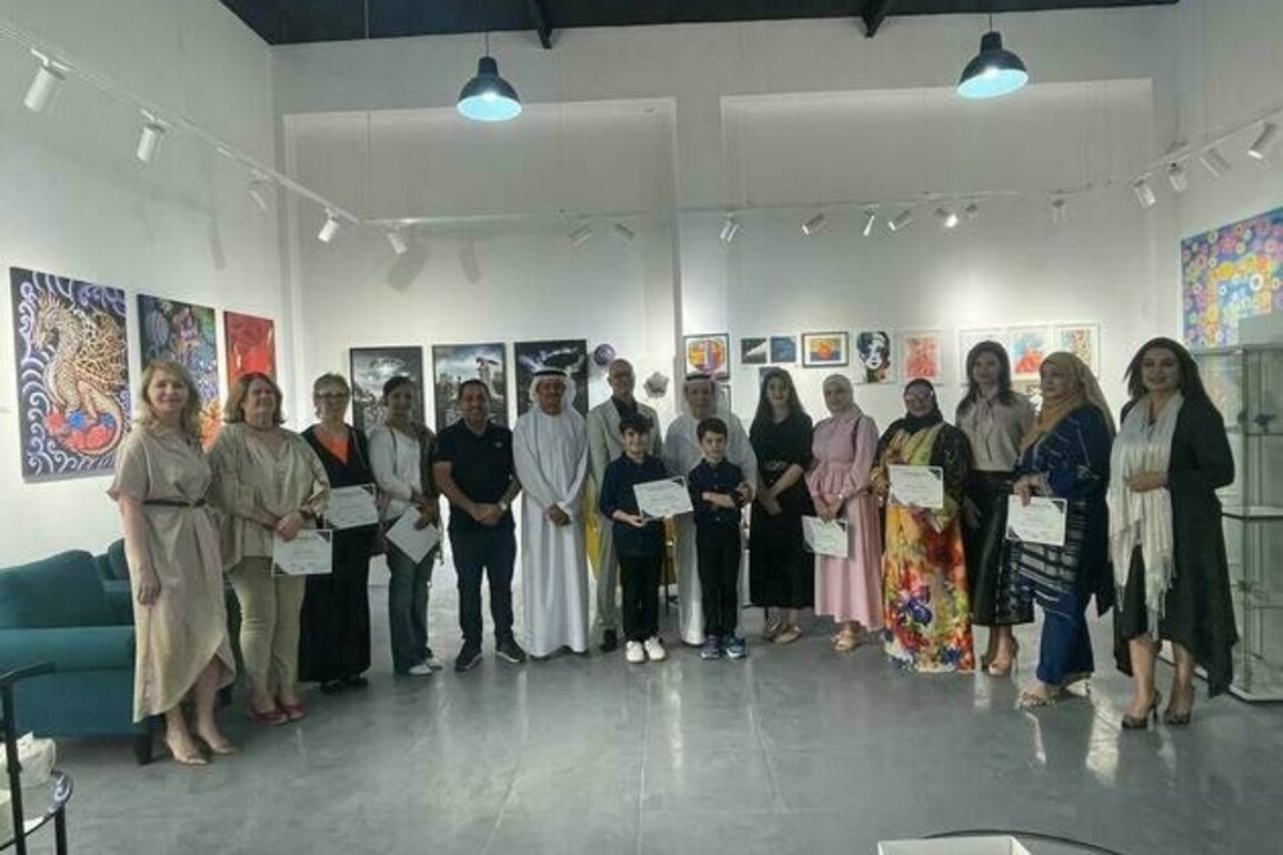 Art & Sculpture Exhibition in Ras Al Khaimah features 34 diverse artworks by 15 artists, sculptors from 13 countries