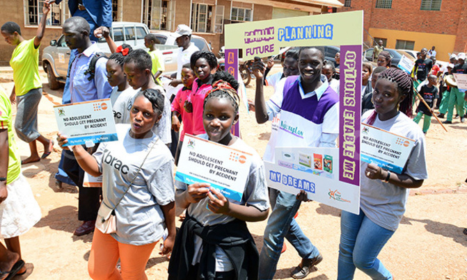 Youth hold demo ahead of family planning conference Youth hold demo ahead of family planning conference