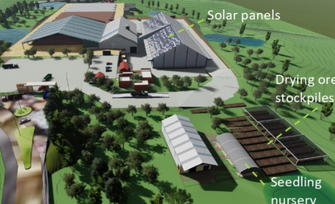 Modelo do projeto de fosfato Três Estradas aguia rs