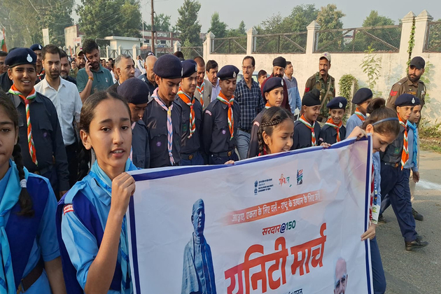 J-K: Kathua's youth display patriotic fervour with weeks-long march after Rashtriya Ekta Diwas