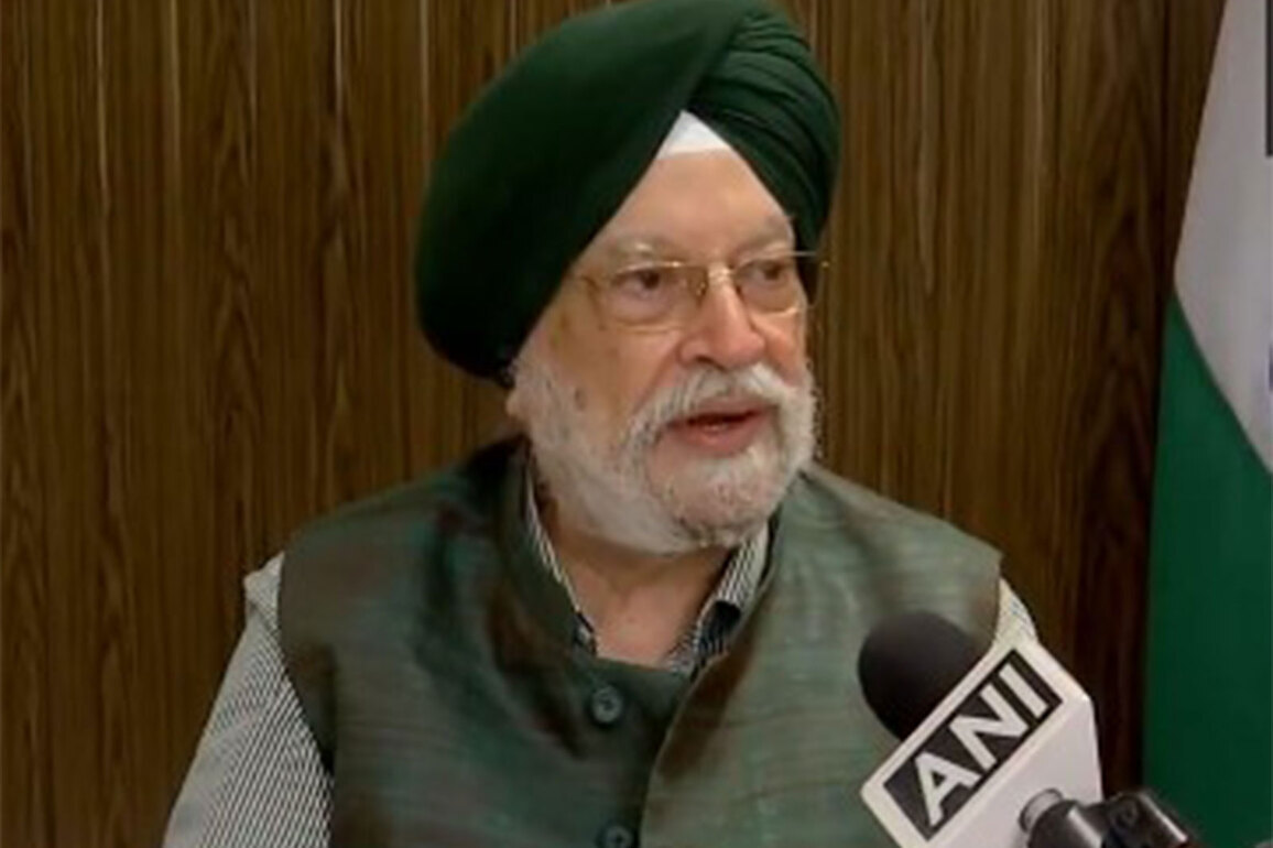 Hardeep Puri to apprise Parliament about India's energy supply situation later today