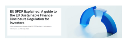 What is the EU SFDR and how does it impact investors? 