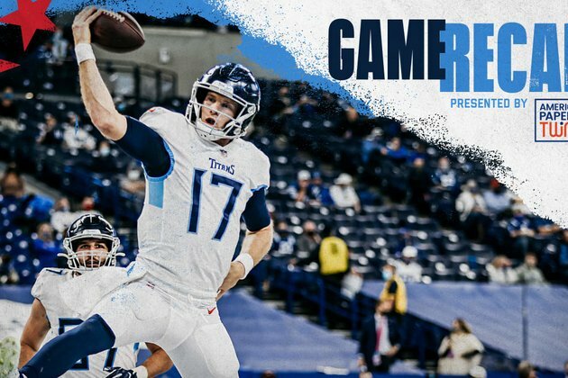 Titans Race Past Colts 45-26, Take Lead in AFC South