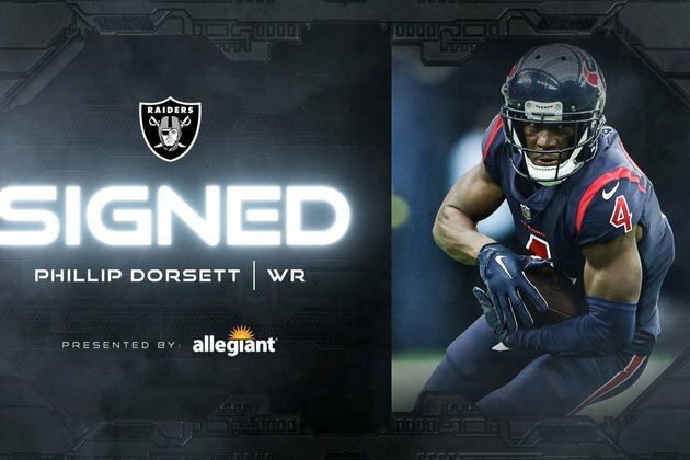 Raiders sign WR Phillip Dorsett