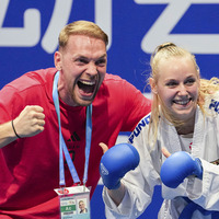 (SP)CHINA-CHENGDU-THE WORLD GAMES 2025-KARATE-WOMEN-KUMITE -55KG-FINAL(CN)