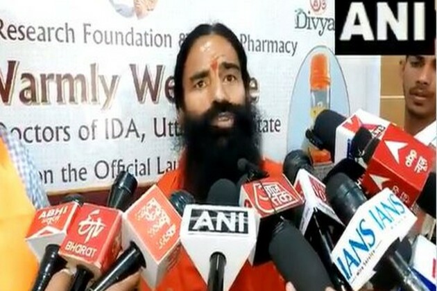 Yoga Guru Baba Ramdev pays tribute to Syama Prasad Mookerjee on his 125th birth anniversary
