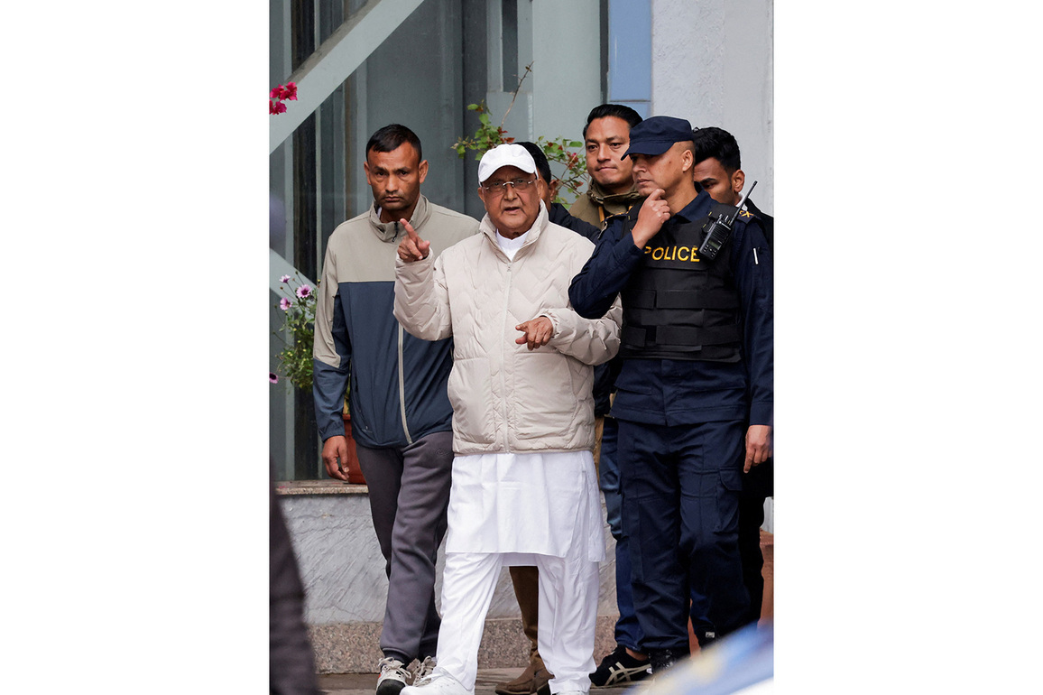 Nepal's ex-PM Oli, HM Lekhak produced in court on charges of committing atrocities during Gen-Z protest