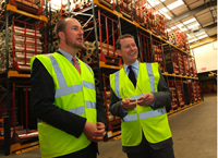 Barker visits Rockwool plant