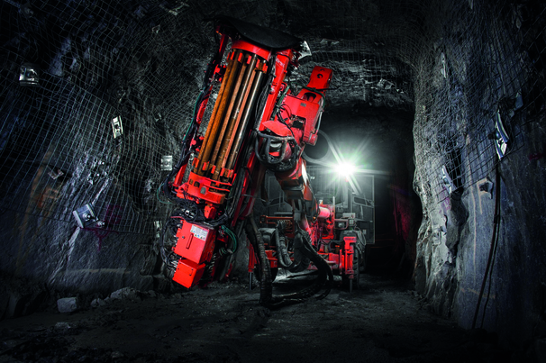 A Barminco production drill underground at Regis Resources’ Duketon mine