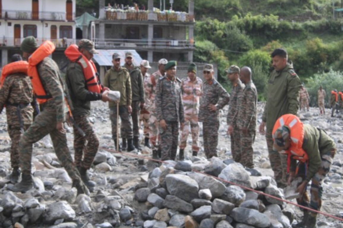 Uttarakhand: Army canines supporting HADR operations in Harsil and Dharali