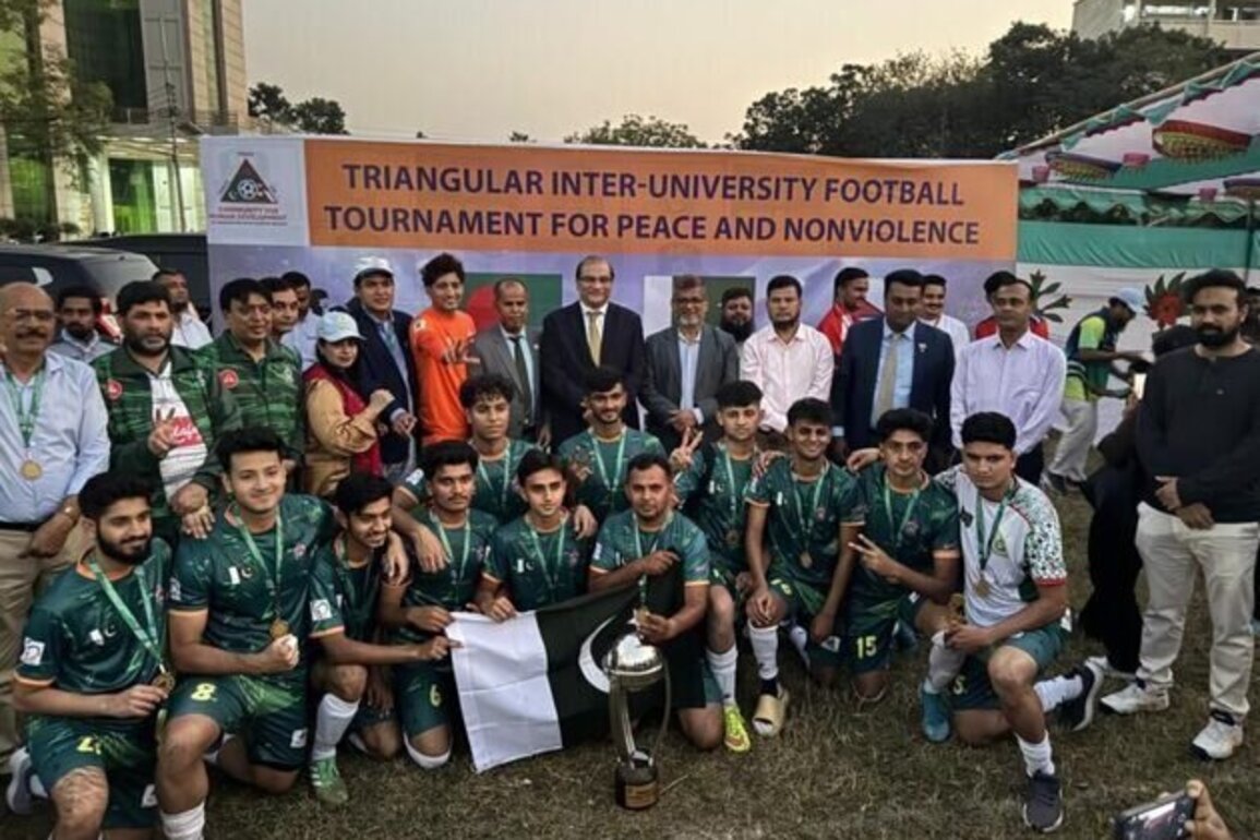 Tri-Nation Inter-University Football Tournament in Dhaka to Spread the Message of Peace and Non-violence in South Asia