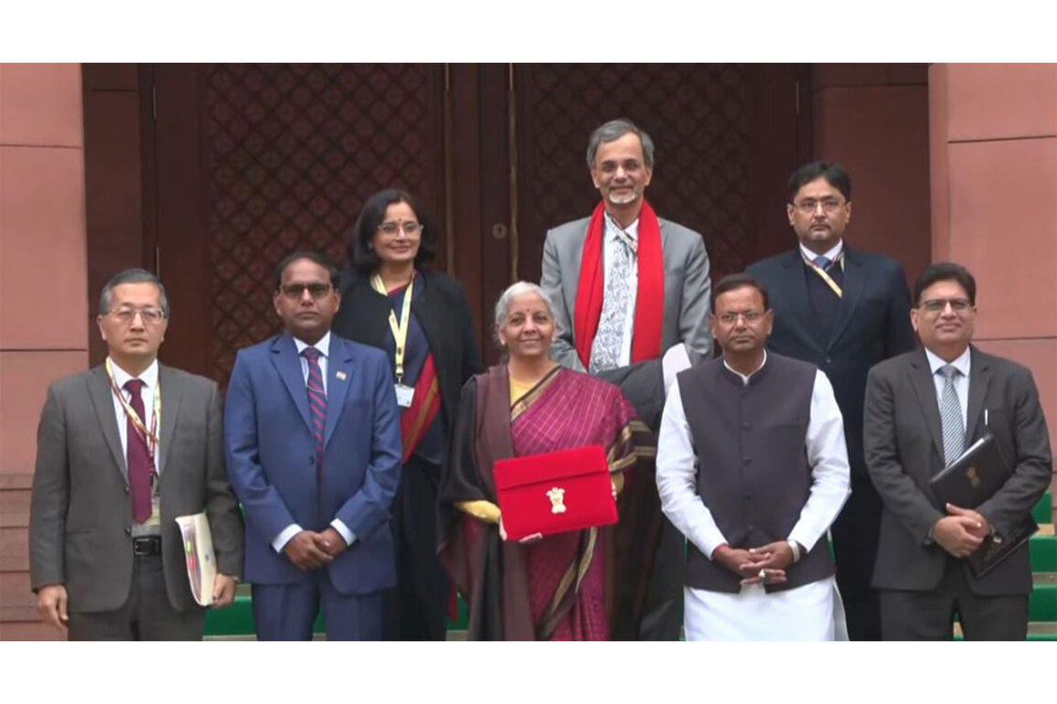 FM Nirmala Sitharaman arrives at Parliament to attend Cabinet meeting ahead of Budget presentation