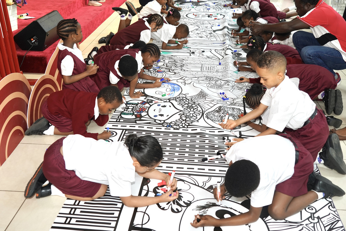 NIGERIA-ABUJA-PANDA-PAINTING-EVENT