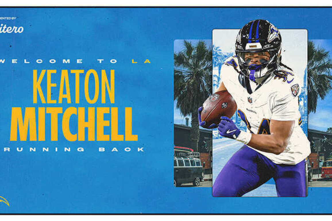 Los Angeles Chargers Agree to Terms with Keaton Mitchell