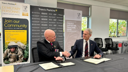 Travis Perkins re-signs Armed Forces Covenant