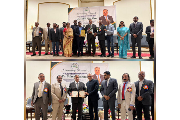 Ambassador Suhel Khan recieves grand farewell from Indian community in Saudi Arabia