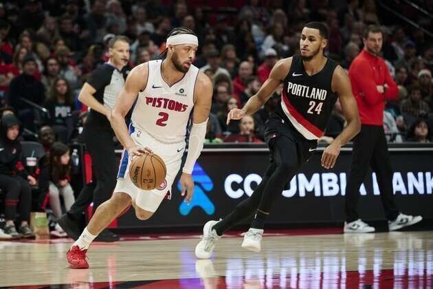 Jalen Duren's sharp shooting helps Pistons take down Trail Blazers