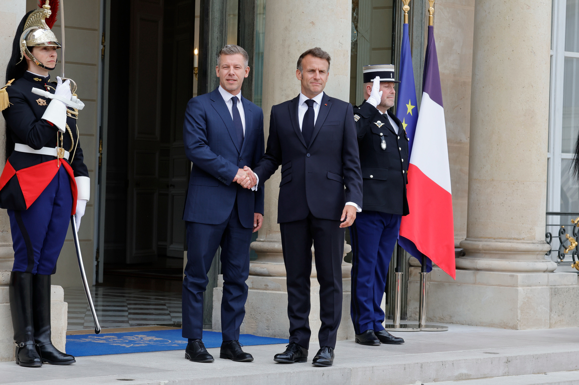 FRANCE-PARIS-MACRON-HUNGARIAN PM-VISIT