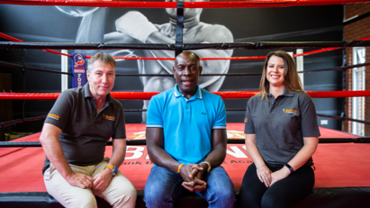 Buttle's raise £1,000 for Frank Bruno Foundation