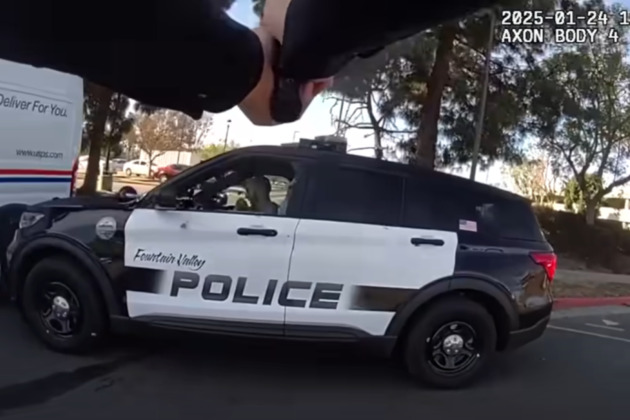 BWC- Man steals Calif. officers gun, climbs into cruiser before fatal OIS