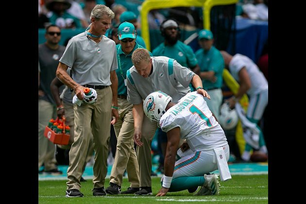 Dolphins QB Tua Tagovailoa has fractured ribs, out Sunday