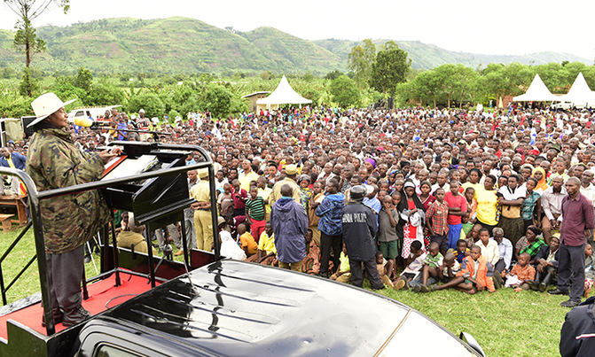 Museveni embarks on two-day visit to Rubirizi district Museveni embarks on two-day visit to Rubirizi district