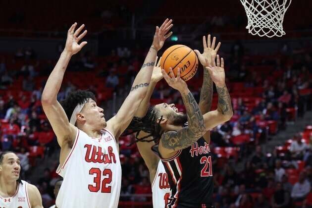 Emanuel Sharp's 3-point prowess powers No. 3 Houston past Utah