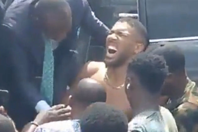 Two killed in Nigerian car crash that injures British boxer Joshua