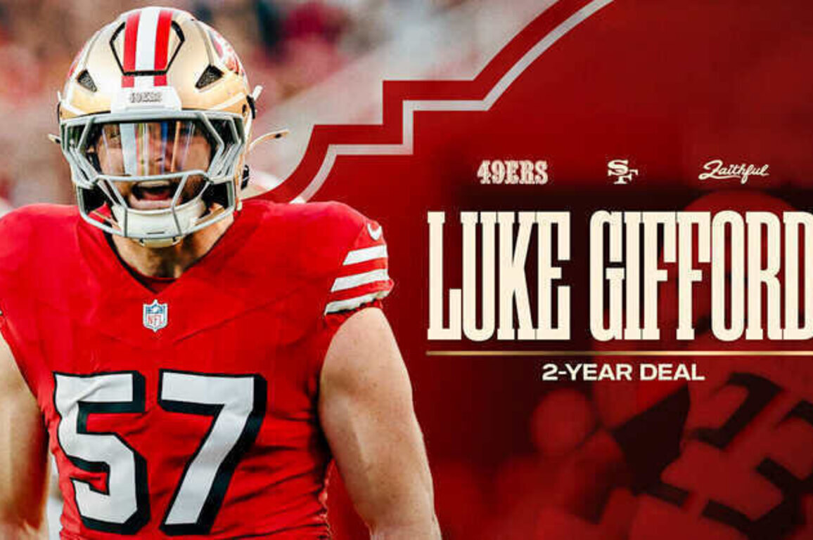 49ers Re-Sign Linebacker Luke Gifford to a Two-Year Deal