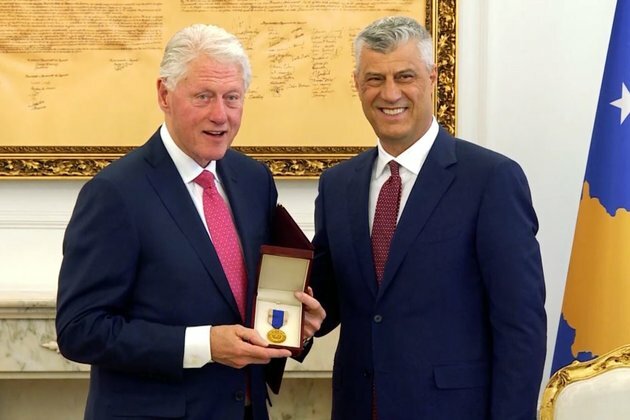Kosovo Honors U.S. Ex-President Clinton With Freedom Order