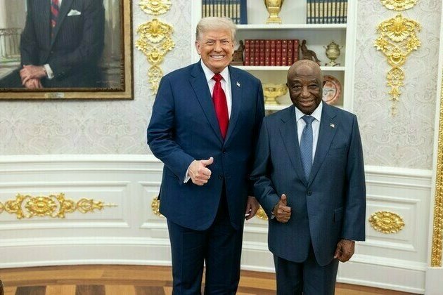 Liberian president impresses Trump with good English