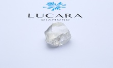  The 549ct white diamond recovered from Lucara’s Karowe mine in Botswana