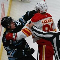 Mammoth hang on vs. Flames in home opener