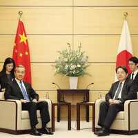 JAPAN-TOKYO-CHINA-WANG YI-CHIEF CABINET SECRETARY-MEETING