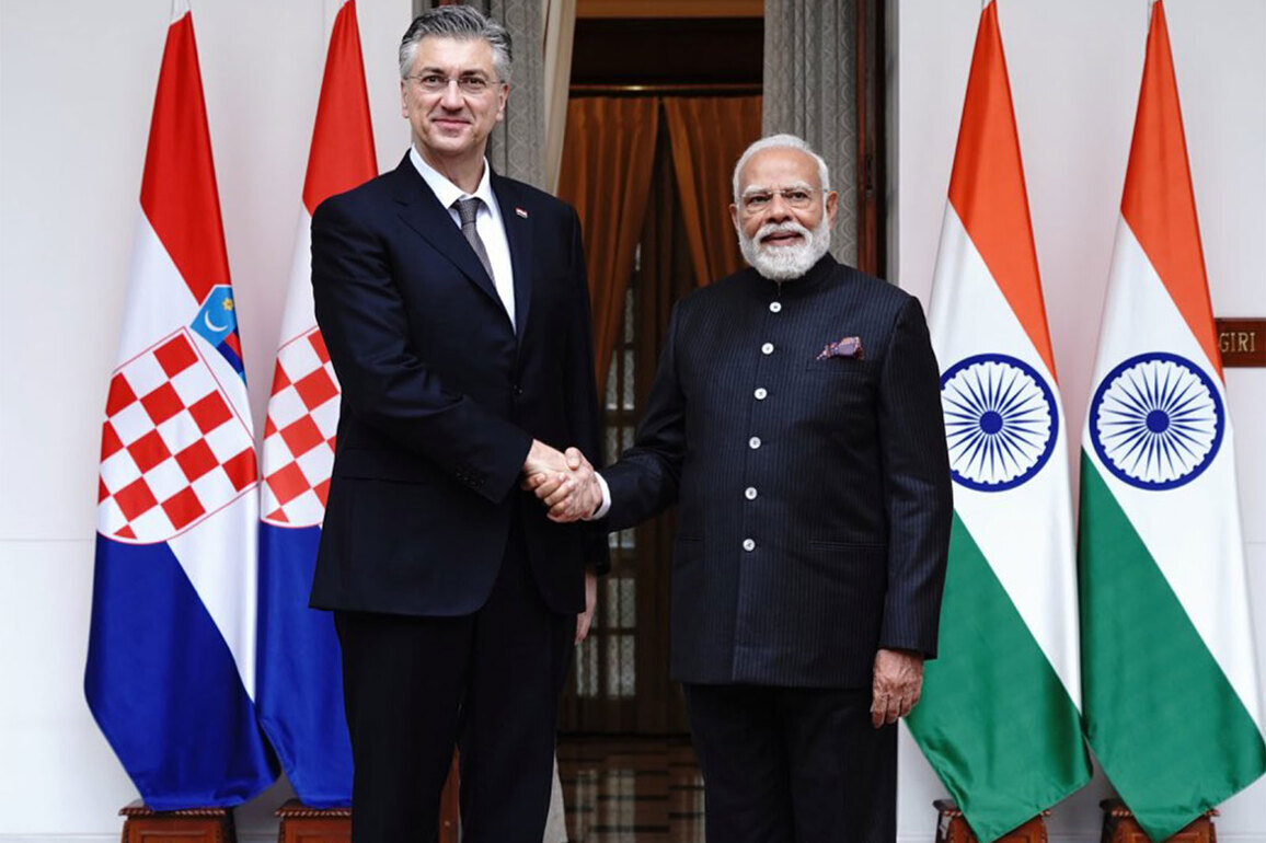 PM Modi meets Croatian PM Andrej Plenkovic, discusses AI, clean energy, India-EU FTA