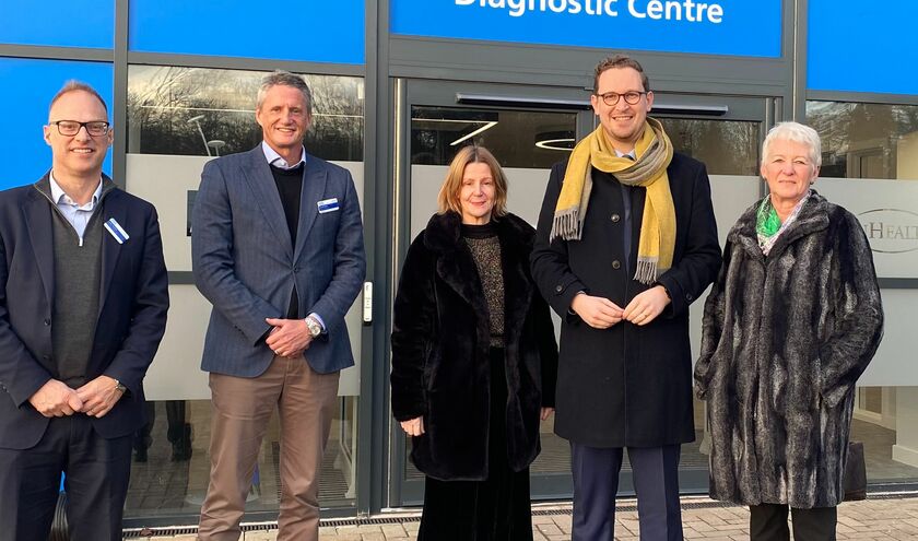 Darren Jones (second right) visits the CDC (c) North Bristol NHS Trust 