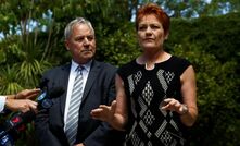  WA leader Colin Tincknell and national party leader Pauline Hanson.