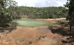  The Target Gully tailings pond 