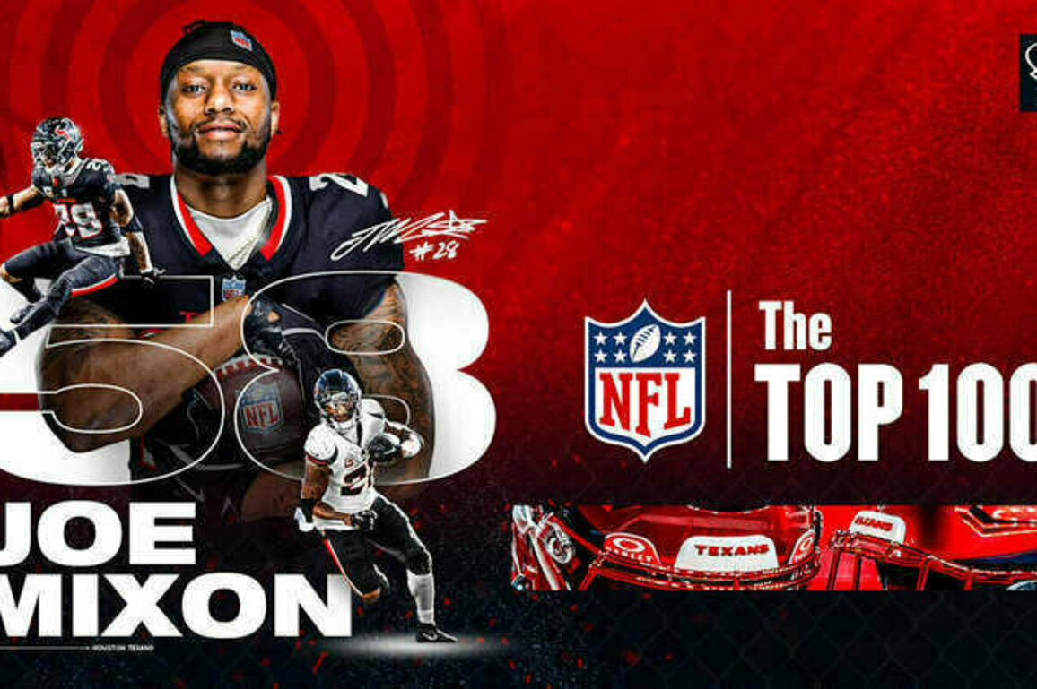 Joe Mixon named #58 in NFL Top 100