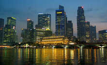 Singapore CBD skyline ... more mining financing, trading and service activity on the horizon. Image: Wiki Commons
