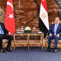 EGYPT-CAIRO-SISI-TRKIYE-ERDOGAN-MEETING
