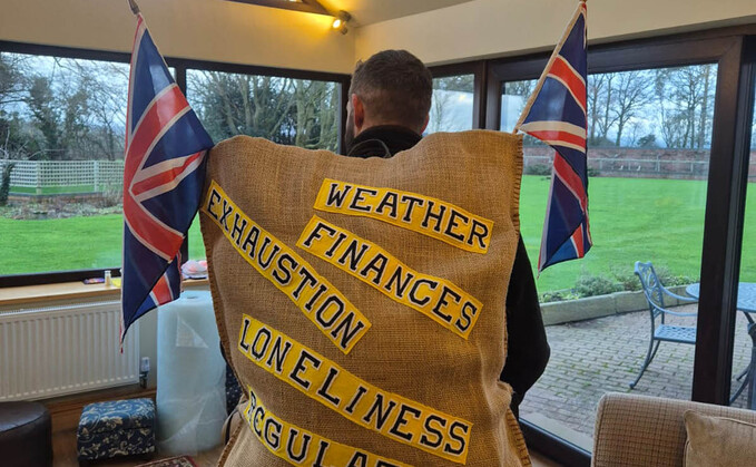 Herefordshire farmer Sam Stables is embarking on a solo 142-mile trek to London to raise awareness about issues facing farmers