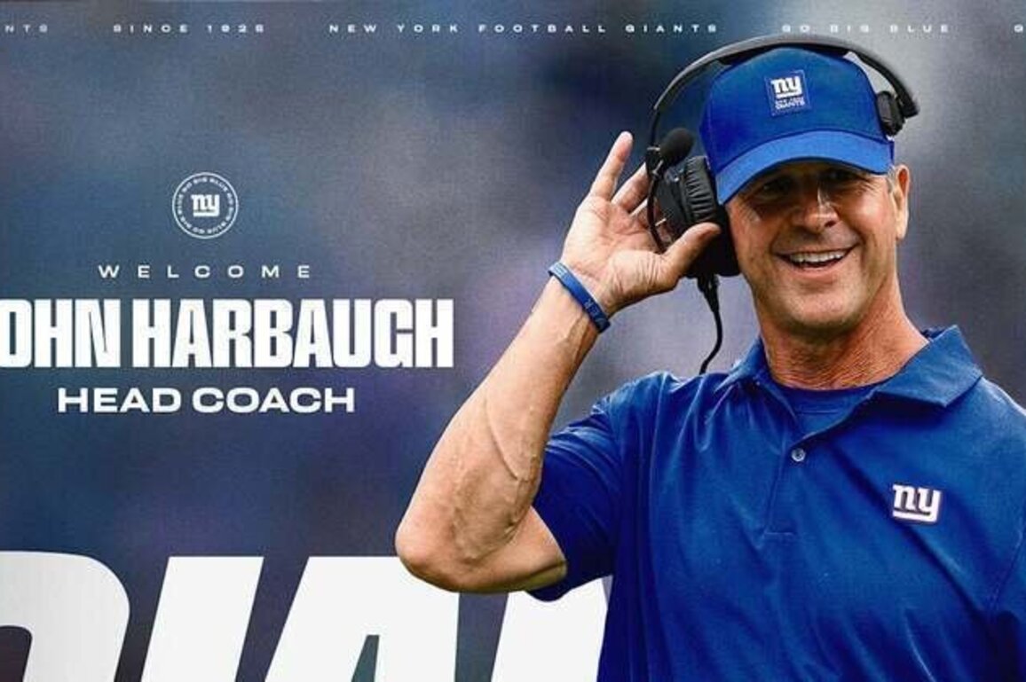 New York Giants hire John Harbaugh as head coach