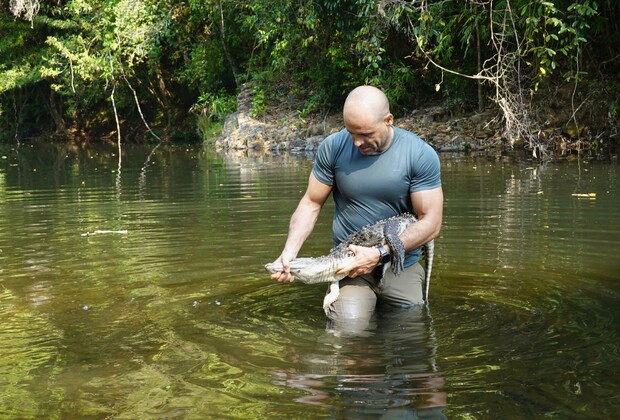 CAMBODIA-VIRACHEY NATIONAL PARK-SIAMESE CROCODILES-RELEASE