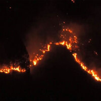 Forest fires break out at two locations in Nainital's Gethiya area