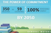GM commits to 100% renewable energy by 2050