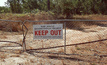 The Rum Jungle site in the NT.