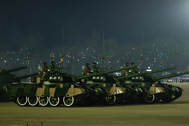 MYANMAR-NAY PYI TAW-81ST ARMED FORCES DAY