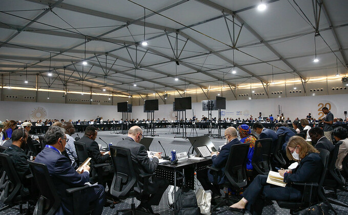 A ministerial roundtable held at COP27 on 14 November | Credit: UNFCCC