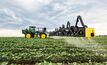  John Deere has announced green-on-green spraying capabilities with its Ultimate See & Spray system. Image courtesy John Deere.